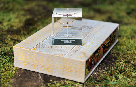 Merrin's Cross Paperweight