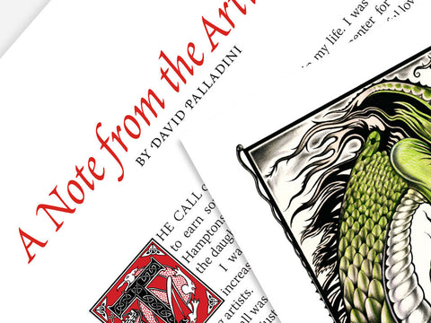 The Eyes of the Dragon Art Portfolio - Numbered Edition