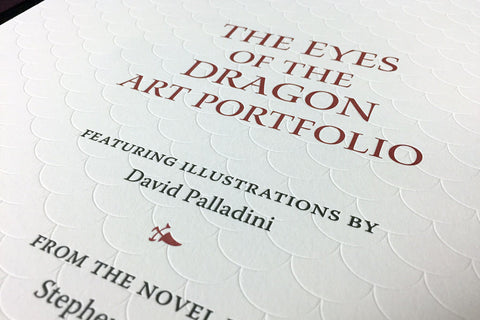 The Eyes of the Dragon Art Portfolio - Numbered Edition