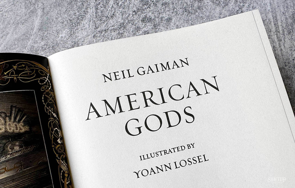 Neil God American Gods by Neil Gaiman - Classic Edition – Suntup Editions