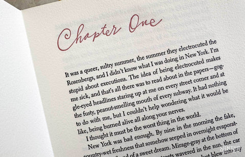 The Bell Jar by Sylvia Plath - Lettered Edition