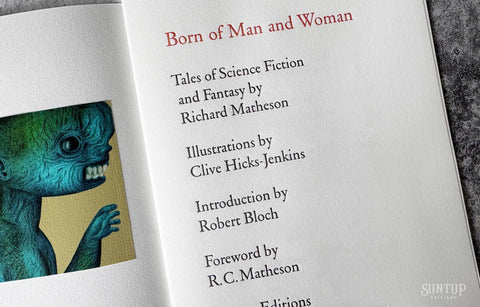 Born of Man and Woman - The Collection by Richard Matheson - Lettered Edition