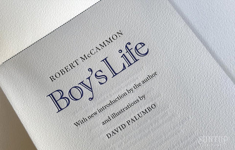 Boy's Life by Robert McCammon - Lettered Edition