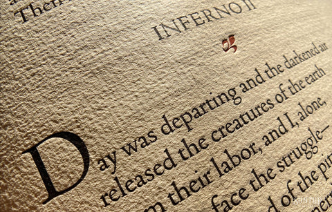 The Divine Comedy by Dante Alighieri - Lettered Edition