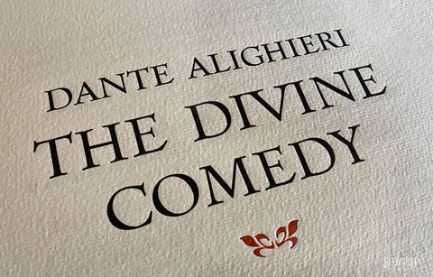 The Divine Comedy by Dante Alighieri - Lettered Edition