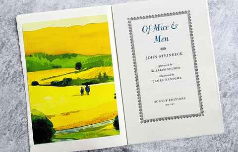 Of Mice and Men by John Steinbeck - Lettered Edition