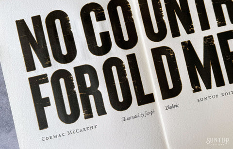 No Country for Old Men by Cormac McCarthy - Lettered Edition