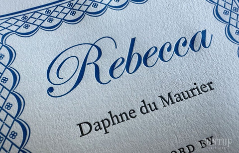 Rebecca by Daphne du Maurier - Lettered Edition