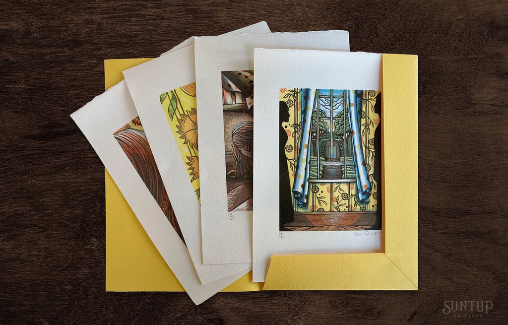 “The Yellow Wall-Paper” Limited Edition Wood Block Print Set