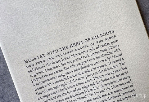 No Country for Old Men by Cormac McCarthy - Lettered Edition