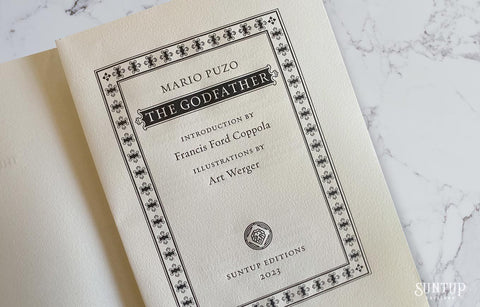 The Godfather by Mario Puzo - Lettered Edition