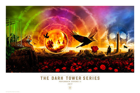 The Dark Tower Series Paperback Covers II - Fine Art Print