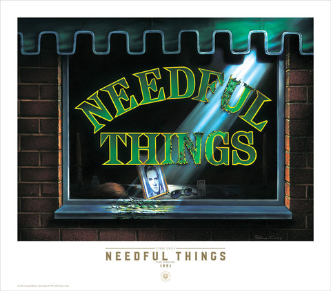Needful Things U.K. 1st Edition - Fine Art Print - Steve Crisp
